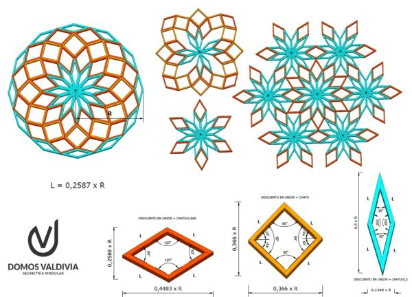Estante fractal 12 lados (GRATIS)