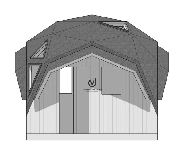 KIT PLUS QUADROSPHERA FORMATO GLAMPING 16m²// 4X4M